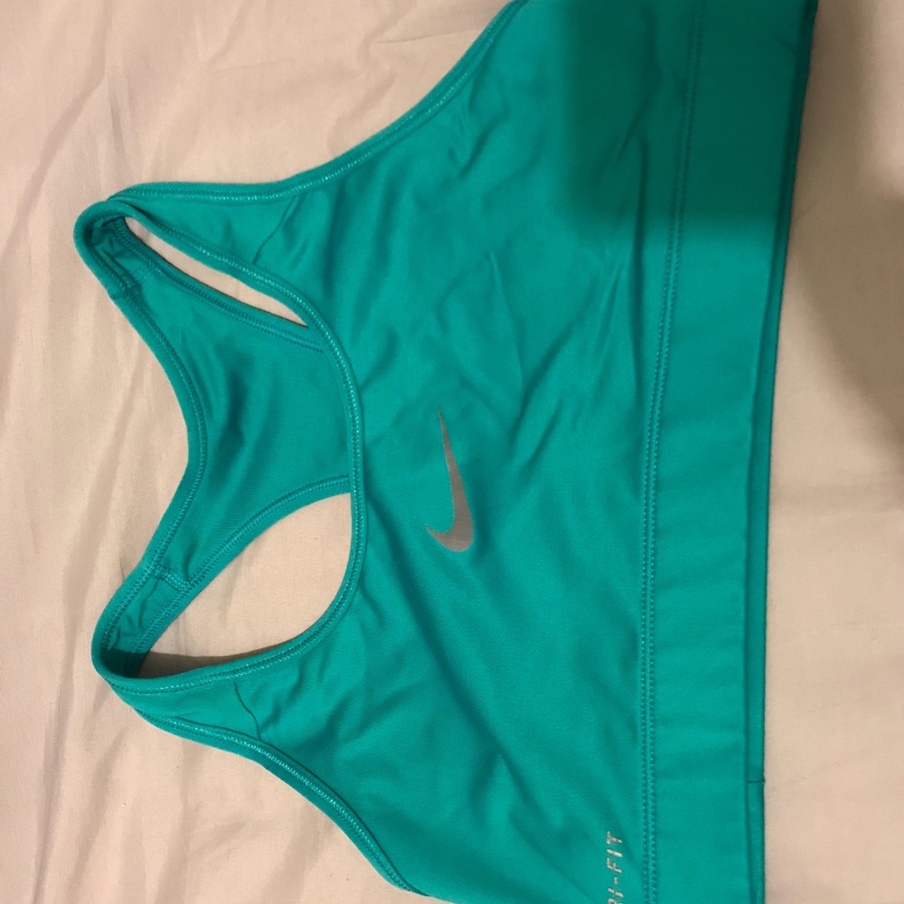 Teal Nike sport bra